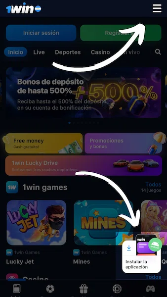 1Win Aplicación